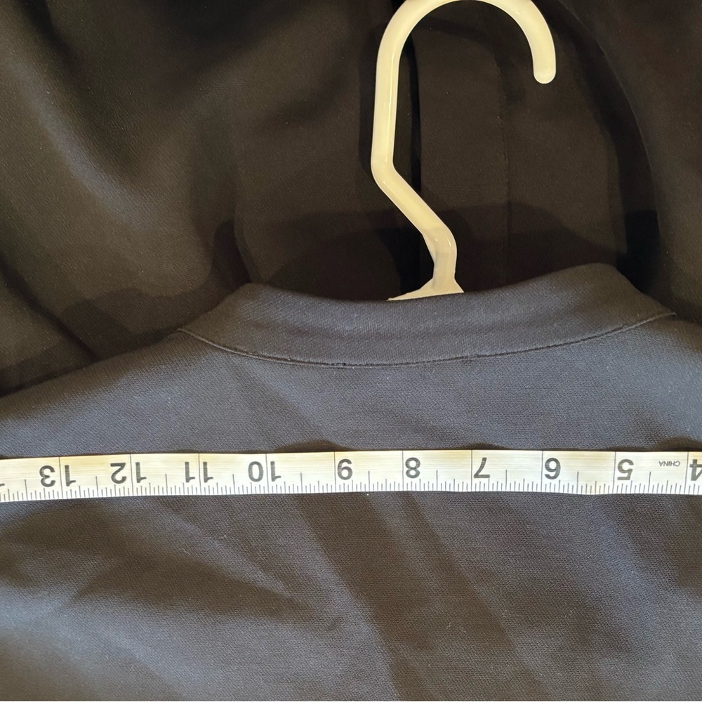 Tuckernuck Black Crepe Royal Shirtdress XL - Picture 7 of 10